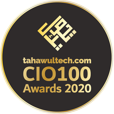 جائزة الشرق الاوسط لتقديم مشروع الابتكار " الذكاء الصناعي في مدرجات الطائرات"  CIO 100  
